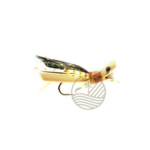 Mouches Grasshopper Foam Tan