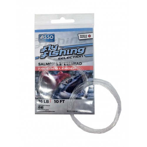 ASSO Salmon & Steelhead Tapered Leader 10ft