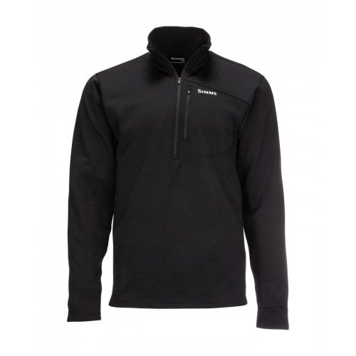SIMMS Thermal 1/4 Zip Top Black