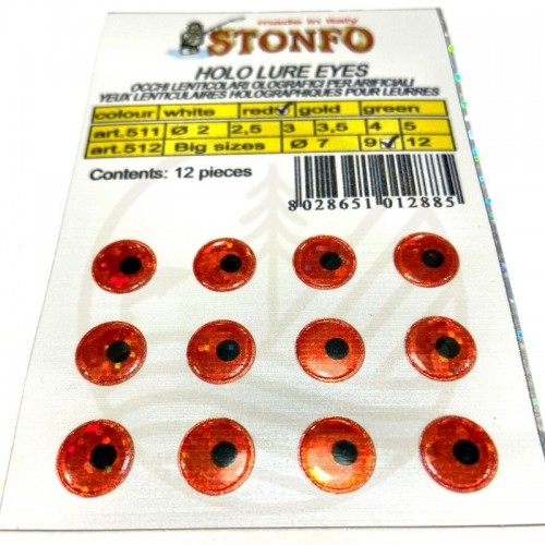 Yeux STONFO Red x12