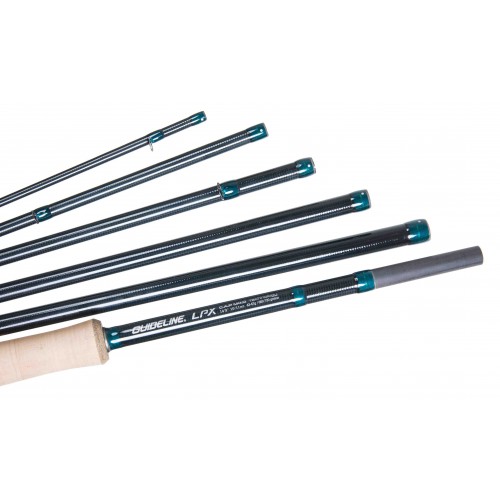 Canne à mouche 2 mains GUIDELINE LPX Chrome 14'9 soie de 10/11 (6...