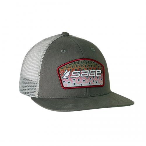 Casquette SAGE Patch Trucker Charcoal Rainbow