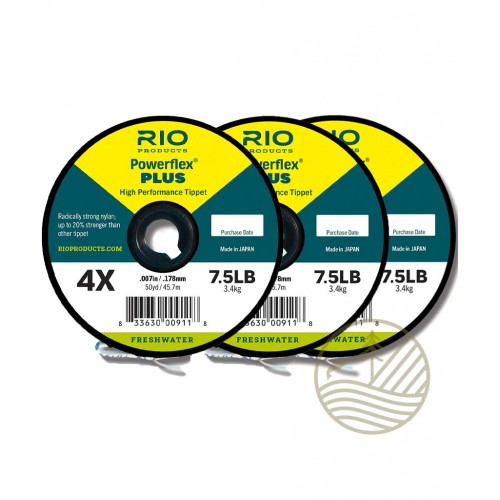 Fils Nylon RIO Powerflex Plus (pack 3 bobines)