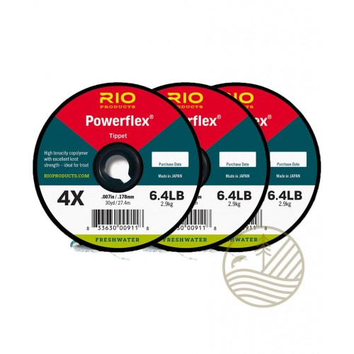 Fils Nylon RIO Powerflex (pack 3 bobines)