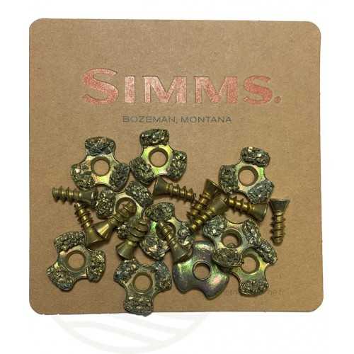 Clous SIMMS hardbite star cleat semelle Vibram X10