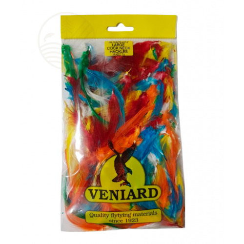 Large Cock Neck Hackles Mixed 7g VENIARD