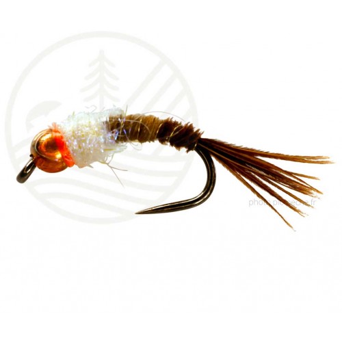 Mouche Nymph Rust/Grey/Org Tungstene BL CATCHY FLIES