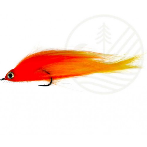 Mouche Brochet Piker Orange/Yellow CATCHY FLIES
