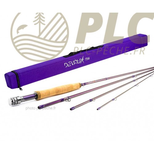Canne à mouche DEVAUX T56 9' soie de 3/4