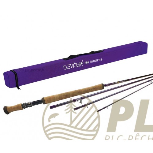 Canne à mouche DEVAUX T56 Switch 11'6 soie de 12g/15g