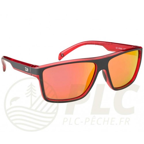 Lunettes Polarisantes DAIWA Revo Rouge Verre Gris
