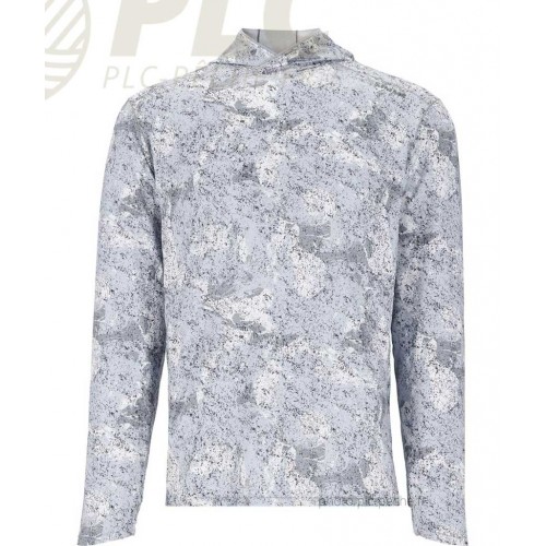 Solarflex Hoody SIMMS Back Eddy White