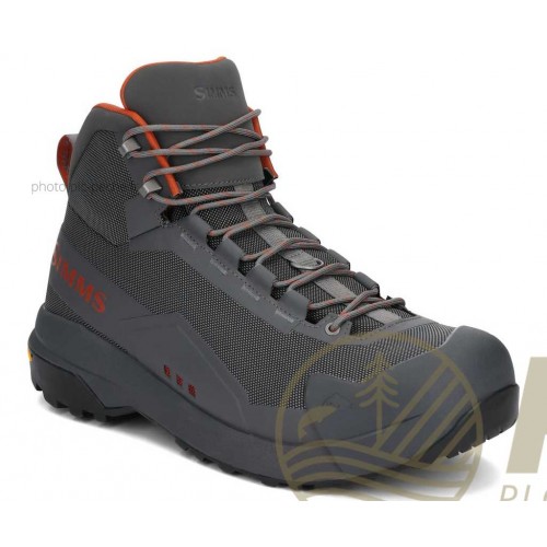 Chaussures de Wading SIMMS Flyweight Vibram Steel Grey