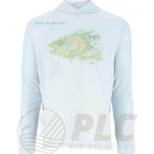Tech Hoody SIMMS Artist Series Bimini Trt Head