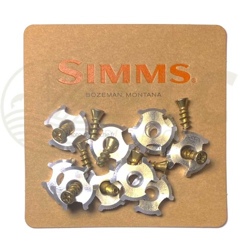 Clous SIMMS alumibite star cleat semelles Vibram X10