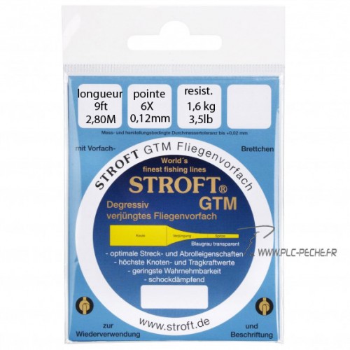 Bas de ligne STROFT gtm 12' (3,75m)