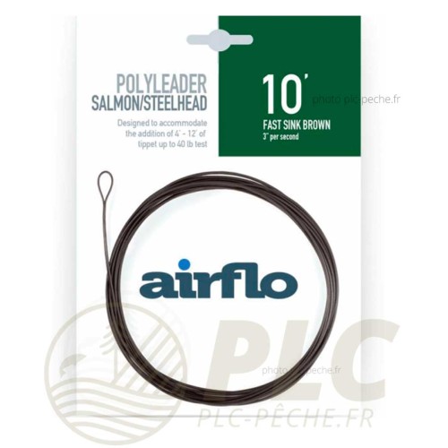 Polyleaders AIRFLO Saumon/Steelhead Extra Strong  10' (40lb)