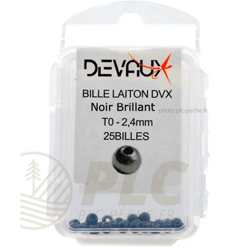 Billes Laiton DEVAUX Noir Brillant