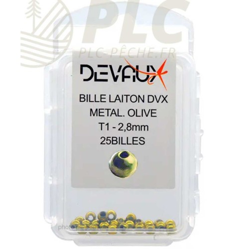 Billes Laiton DEVAUX Métal Olive