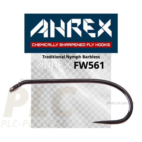 Hameçon mouche AHREX FW561 Traditional Nymph Barbless