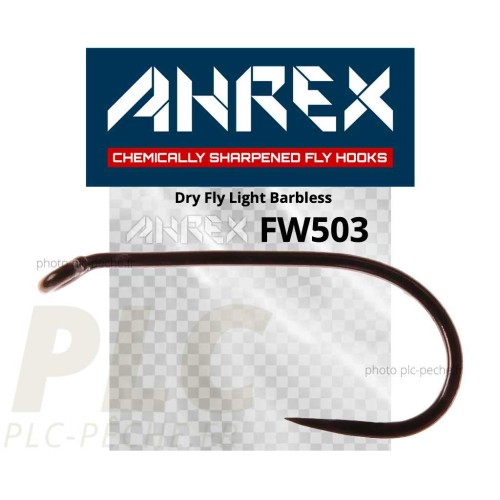 Hameçon mouche AHREX FW503 Dry Fly Light Barbless