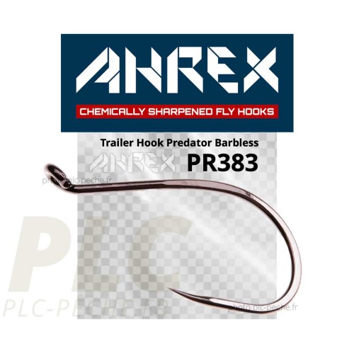 Hameçon mouche AHREX PR383 Trailer Hook Predator Barbless