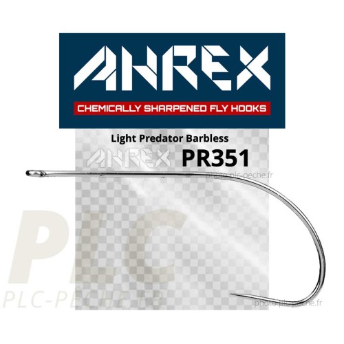 Hameçon mouche AHREX PR351 Light Predator Barbless