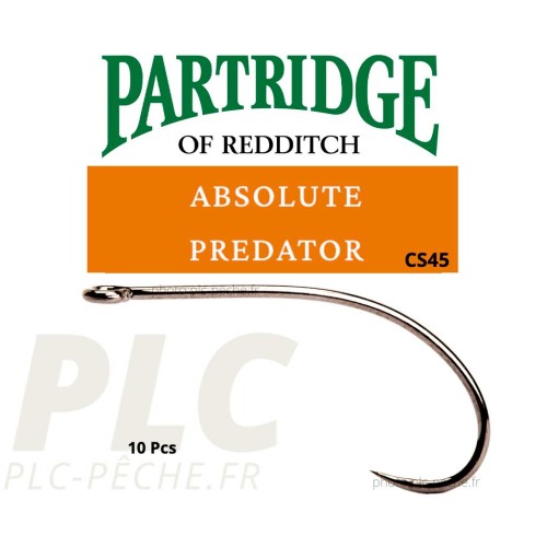 Hameçon mouche PARTRIDGE Absolute Predator CS45BN