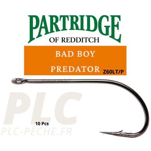 Hameçon mouche Partridge bad boy predator z60ltp