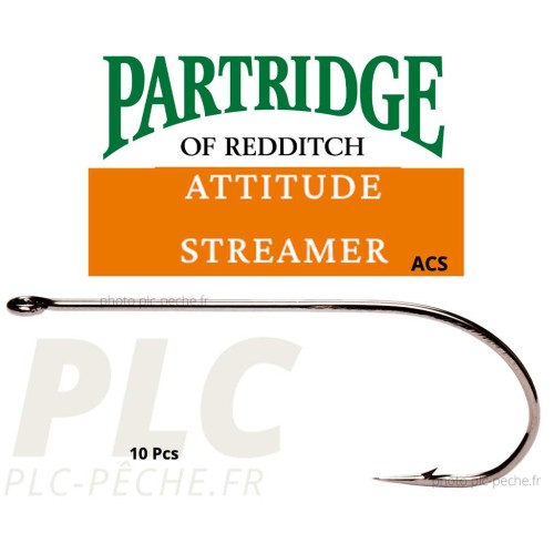 Hameçon mouche PARTRIDGE Attitude Streamer