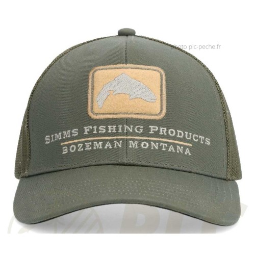 Casquette SIMMS Double Haul Icon Trucker Smokey Olive