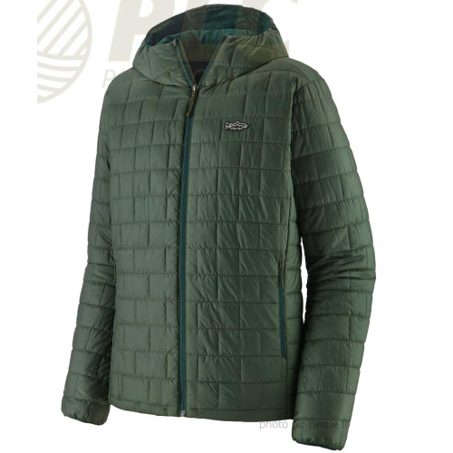Veste PATAGONIA M's Nano Puff Fitz Roy Trout Hoody OLGC