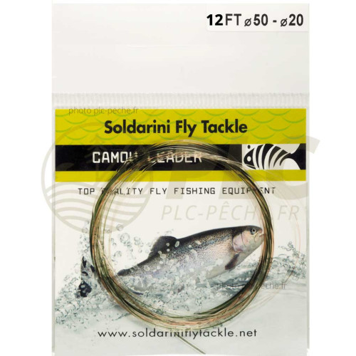 Bas de ligne Soldarini Camou Leader 12' (3,75m)