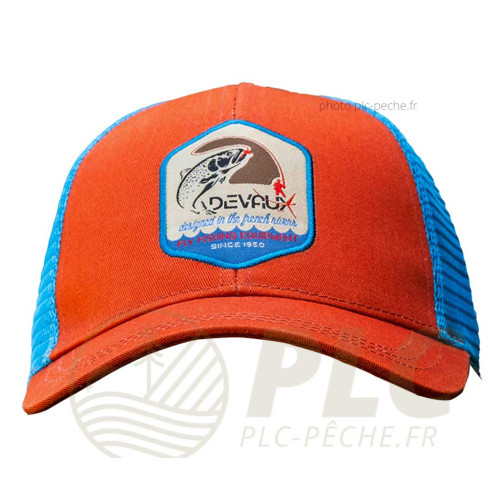 Casquette DEVAUX Trucker Bomblue