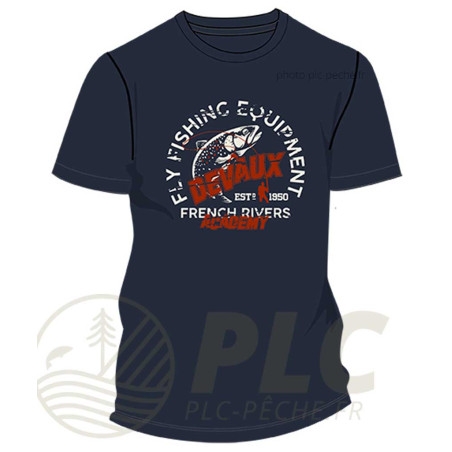 T-Shirt DEVAUX Academy Bleu Navy