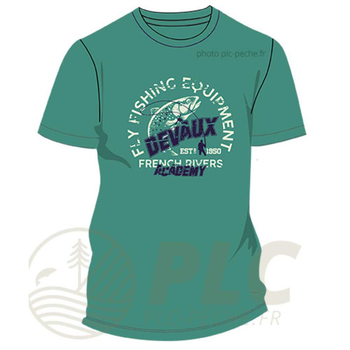 T-Shirt DEVAUX Academy Vert d'Eau