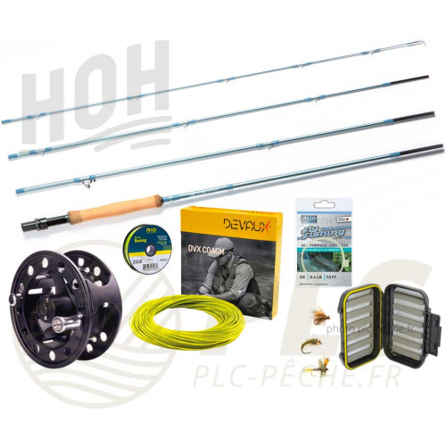 Pack Canne à Mouche HOH 9' soie 4