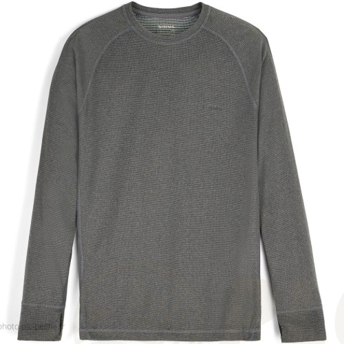 Tee-Shirt Strata 160 Crew Dark Grey Heather SIMMS