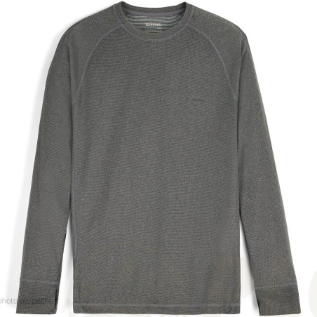 Tee-Shirt Strata 160 Crew Dark Grey Heather SIMMS