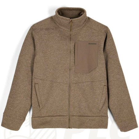 Veste Harbor Fleece Sturgeon Heather SIMMS