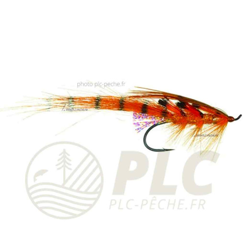 Mouche Saumon AQUAFLIES Jon's Motion Prawn Orange