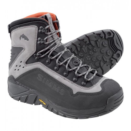 Chaussures de Wading SIMMS G3 Guide Boot Vibram Steel Grey