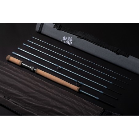 Canne 2 mains HOH Overseas Switch 11'6 soie 7/8 (6 brins)
